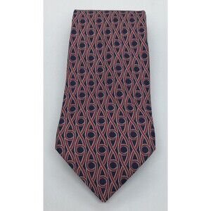 Brooks Brothers Silk Men's Tie Red White & Blue Designer Necktie USA 59" x 3.75"